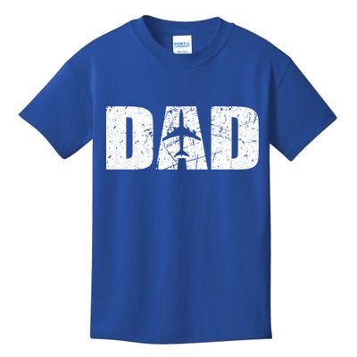 Pilot Dad Fathers Day Irplane And Aviation Lover Gift Kids T-Shirt