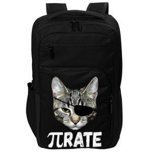 Pi Day Funny Cat Pirate Impact Tech Backpack