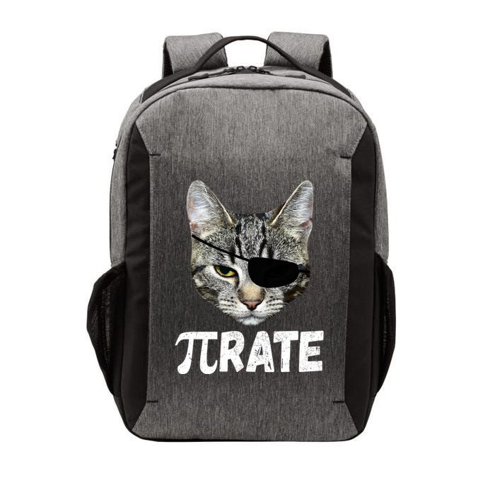 Pi Day Funny Cat Pirate Vector Backpack