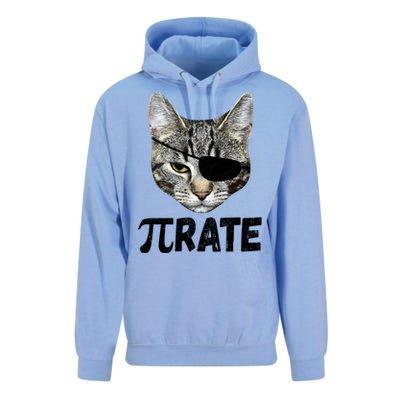 Pi Day Funny Cat Pirate Unisex Surf Hoodie