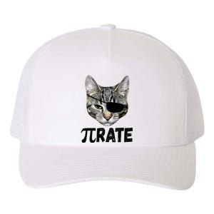 Pi Day Funny Cat Pirate Yupoong Adult 5-Panel Trucker Hat