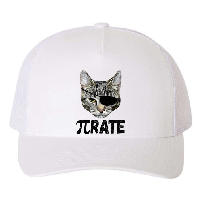 Pi Day Funny Cat Pirate Yupoong Adult 5-Panel Trucker Hat