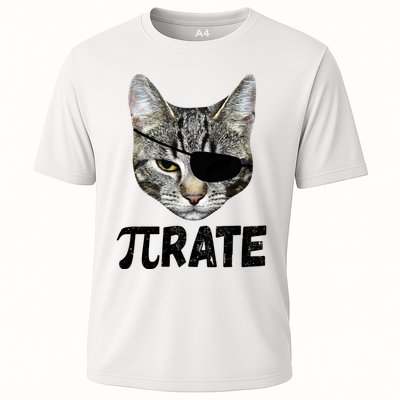 Pi Day Funny Cat Pirate Performance Shirt