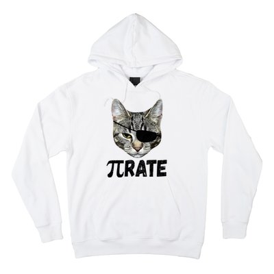 Pi Day Funny Cat Pirate Hoodie