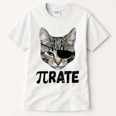 Pi Day Funny Cat Pirate Tall T-Shirt
