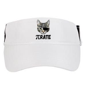 Pi Day Funny Cat Pirate Adult Drive Performance Visor