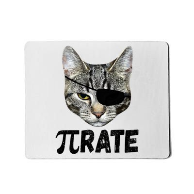Pi Day Funny Cat Pirate Mousepad