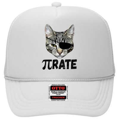 Pi Day Funny Cat Pirate Trucker Hat