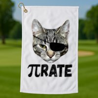 Pi Day Funny Cat Pirate Golf Towel