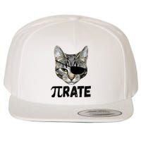 Pi Day Funny Cat Pirate Wool Snapback Cap