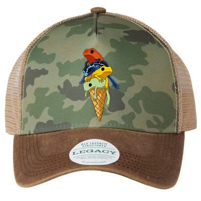 P.O.I.S.O.N Dart Frogs Ice Cream Legacy Tie Dye Trucker Hat