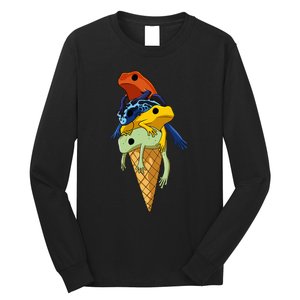 P.O.I.S.O.N Dart Frogs Ice Cream Long Sleeve Shirt