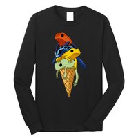 P.O.I.S.O.N Dart Frogs Ice Cream Long Sleeve Shirt