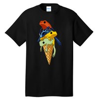 P.O.I.S.O.N Dart Frogs Ice Cream Tall T-Shirt