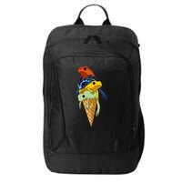 P.O.I.S.O.N Dart Frogs Ice Cream City Backpack