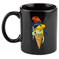P.O.I.S.O.N Dart Frogs Ice Cream 11oz C Handle Ceramic Mug