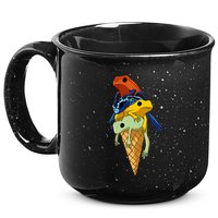 P.O.I.S.O.N Dart Frogs Ice Cream 15oz Campfire Ceramic Mug
