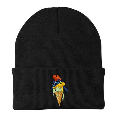 P.O.I.S.O.N Dart Frogs Ice Cream Knit Cap Winter Beanie