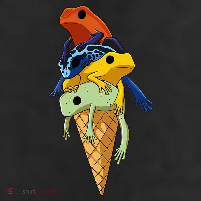 P.O.I.S.O.N Dart Frogs Ice Cream Beanie