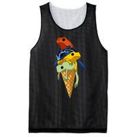 P.O.I.S.O.N Dart Frogs Ice Cream Mesh Reversible Basketball Jersey Tank