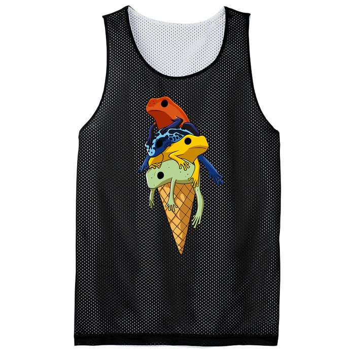 P.O.I.S.O.N Dart Frogs Ice Cream Mesh Reversible Basketball Jersey Tank