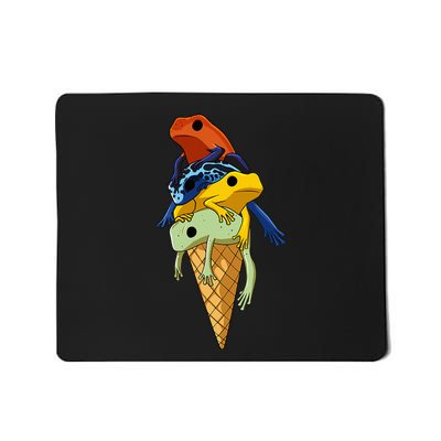 P.O.I.S.O.N Dart Frogs Ice Cream Mousepad