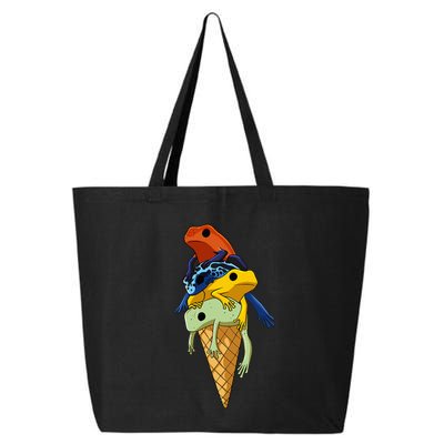 P.O.I.S.O.N Dart Frogs Ice Cream 25L Jumbo Tote