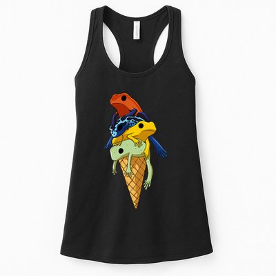 P.O.I.S.O.N Dart Frogs Ice Cream Womens Tank Top
