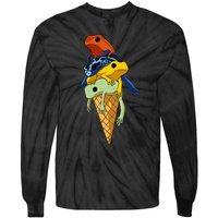 P.O.I.S.O.N Dart Frogs Ice Cream Tie-Dye Long Sleeve Shirt