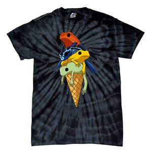 P.O.I.S.O.N Dart Frogs Ice Cream Tie-Dye T-Shirt