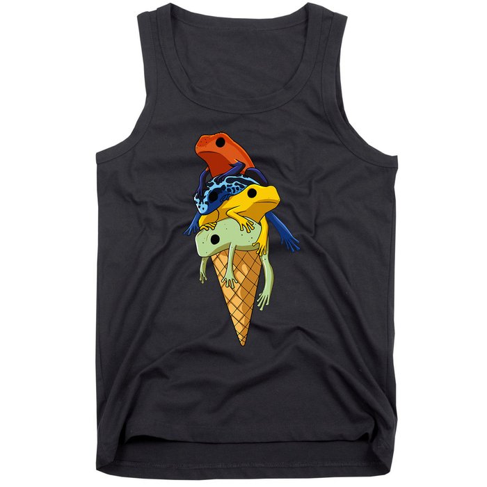 P.O.I.S.O.N Dart Frogs Ice Cream Tank Top