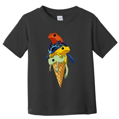 P.O.I.S.O.N Dart Frogs Ice Cream Toddler T-Shirt