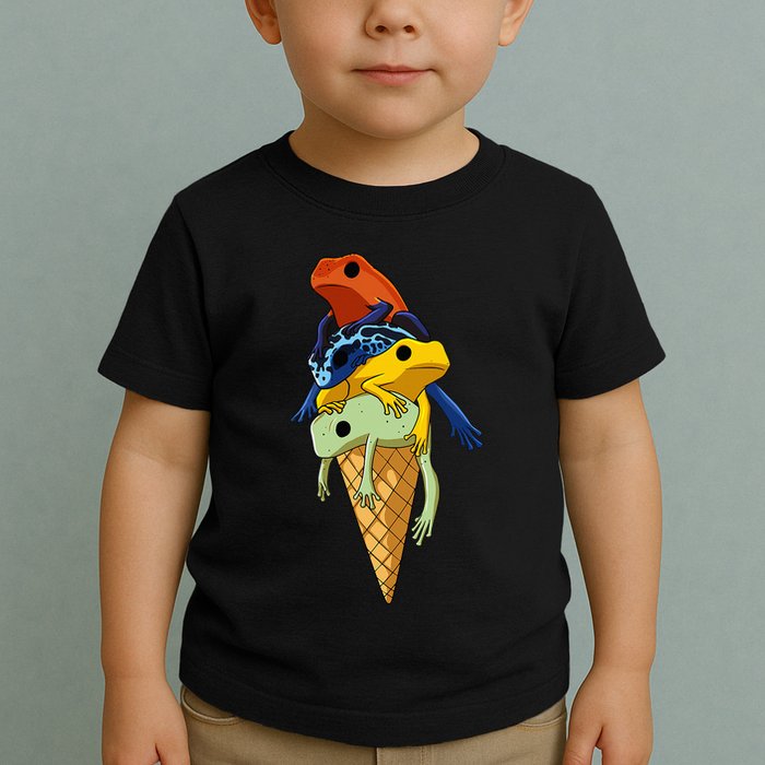 P.O.I.S.O.N Dart Frogs Ice Cream Toddler T-Shirt