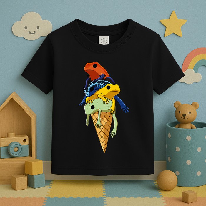 P.O.I.S.O.N Dart Frogs Ice Cream Toddler T-Shirt