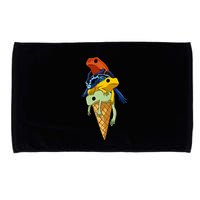 P.O.I.S.O.N Dart Frogs Ice Cream Microfiber Hand Towel