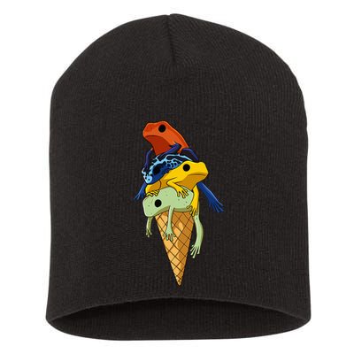 P.O.I.S.O.N Dart Frogs Ice Cream Short Acrylic Beanie
