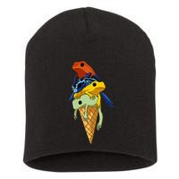 P.O.I.S.O.N Dart Frogs Ice Cream Short Acrylic Beanie