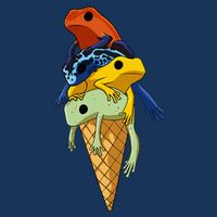 P.O.I.S.O.N Dart Frogs Ice Cream Infant Baby Jersey Bodysuit
