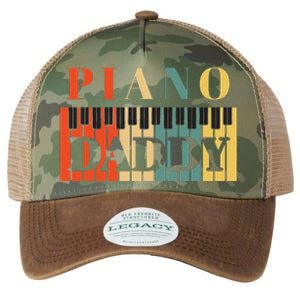 Piano Daddy Fathers Day Classical Music Dad Instrument Legacy Tie Dye Trucker Hat