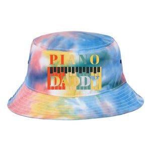 Piano Daddy Fathers Day Classical Music Dad Instrument Tie Dye Newport Bucket Hat