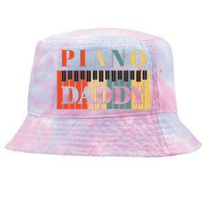 Piano Daddy Fathers Day Classical Music Dad Instrument Tie-Dyed Bucket Hat