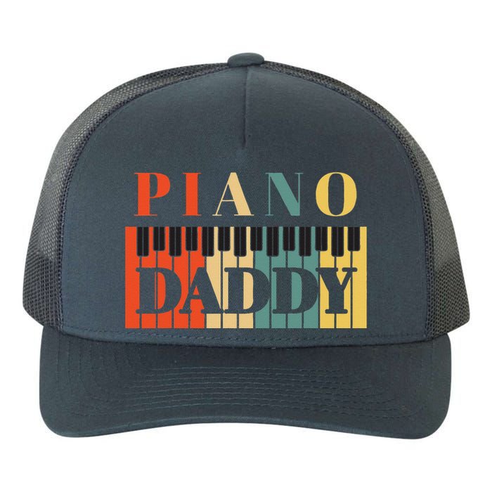 Piano Daddy Fathers Day Classical Music Dad Instrument Yupoong Adult 5-Panel Trucker Hat