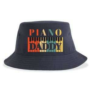 Piano Daddy Fathers Day Classical Music Dad Instrument Sustainable Bucket Hat