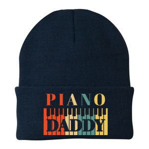 Piano Daddy Fathers Day Classical Music Dad Instrument Knit Cap Winter Beanie