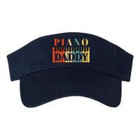 Piano Daddy Fathers Day Classical Music Dad Instrument Valucap Bio-Washed Visor