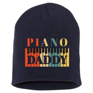 Piano Daddy Fathers Day Classical Music Dad Instrument Short Acrylic Beanie