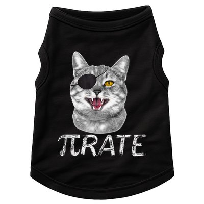 Pi Day Funny Math Science Cat Pirate Doggie Tank