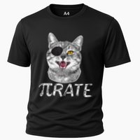 Pi Day Funny Math Science Cat Pirate Performance Shirt