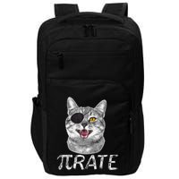 Pi Day Funny Math Science Cat Pirate Impact Tech Backpack