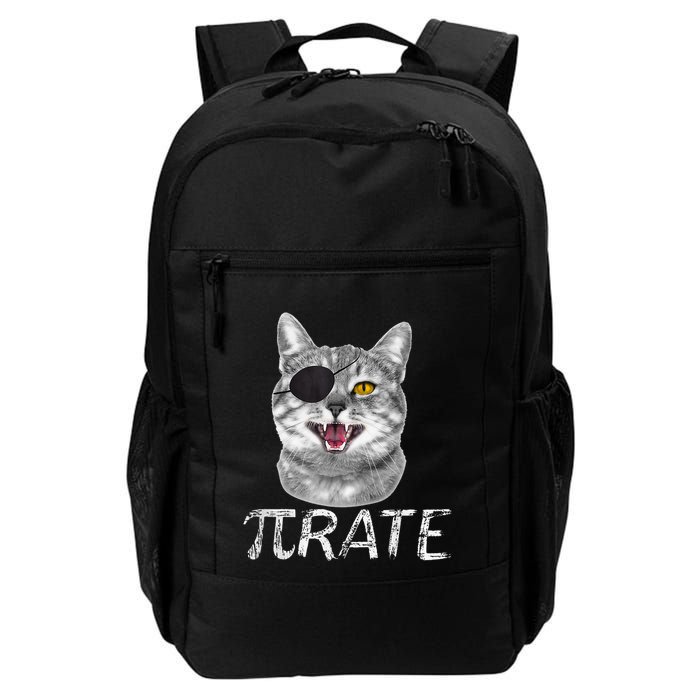 Pi Day Funny Math Science Cat Pirate Backpack